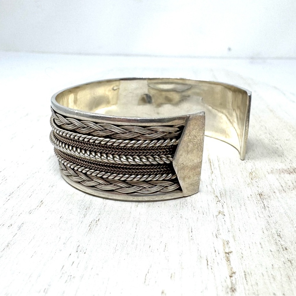 Sterling silver cuff bracelet, 36.2, NWOT - Picture 3 of 13